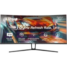 Monitor Gamer Ultrawide Dahua 30” WFHD 200Hz 1MS DCR Inteligente Adaptive-Sync HDMI DP VA Preto – DHI-LM30-E330CA