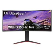 Monitor GamerLG Ultragearcurvo Tela Vade 34, 2k Wqhd 3440 X 1440, Ultrawide (formato 21:9), 160hz, 1ms (mbr), Amd Freesyncpremium 34gp63a-b