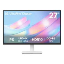 Monitor LG 27′ Ips Uhd 60hz Ips 5ms Ultrafine Branco Hdmi Dp