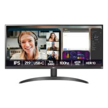 Monitor LG UltraWide™️ – Tela IPS de 29″, 21:9, HDR10, sRGB 99%, 100Hz – 29WQ500