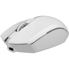 Mouse C3Tech M-BT40 Branco Recarregável Dual Mode Bluetooth 2.4GHz SFio