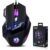 Mouse Gamer Anúbis 7 Botões 3200 DPI Ajustável LED RGB Alta Precisão e Velocidade Jogos Trabalho Estudos Cabo Reforçado Super Rápido Ergonômico Antideslizante Clique Duplo Premium – Preto