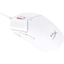 Mouse Gamer HyperX Pulsefire Haste 2 – Design Super Leve de 53g, Sensor de precisão HyperX 26K, Até 26000 DPI, 8000HZ, Cabo Ultraflexível, Branco (6N0A8AA)