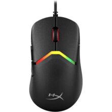 Mouse Gamer HyperX Pulsefire Saga – Design Modular, Switches Ópticos, Sensor de 8000 Hz, até 26000 DPI, 69g, Cabo HyperFlex 2, Preto (A2PB3AA)