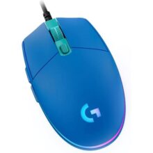 Mouse Gamer Logitech G203 LIGHTSYNC RGB, Efeito De Ondas De Cores, 6 Botões Programáveis e Até 8.000 DPI – Azul