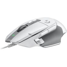Mouse Gamer Logitech G502 X com Switch LIGHTFORCE, 13 Botões Programáveis, Sensor HERO 25K, Compatível com PC/ macOS/ Windows – Branco