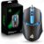 Mouse Gamer MU-003 1200 DPI Com LED RGB Alta Precisão e Velocidade Jogos Ideal Para Trabalho Estudos Cabo Reforçado Super Rápido Ergonômico – Preto