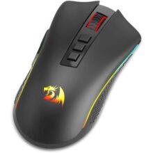 Mouse Gamer Redragon Cobra Pro RGB, Wireless, Sem Fio, 16000DPI, 8 Botões Programáveis, USB 2.4G – M711 Pro