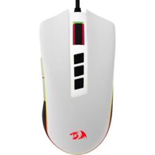 Mouse Gamer Redragon Cobra V2 Special Edition Cypher Branco e Preto RGB M711A-RGB