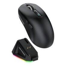 Mouse Gamer Sem Fio Fire Phoenix 24000dpi Paw3311 Bk-r3x Cor