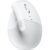 Mouse Sem Fio Logitech Lift Vertical com Design Ergonômico para Redução de Tensão Muscular, Cliques Silenciosos, Conexão Bluetooth ou USB Logi Bolt, Compatível com Windows/macOS/iPadOS – Branco