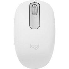 Mouse sem fio Logitech M196 com Conexão Bluetooth, Design Ambidestro Compacto, Rastreamento Preciso, Compatível com PC e Mac, Windows e macOS – Branco