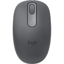 Mouse sem fio Logitech M196 com Conexão Bluetooth, Design Ambidestro Compacto, Rastreamento Preciso, Compatível com PC e Mac, Windows e macOS – Grafite