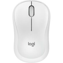 Mouse Sem Fio Logitech M240 com Conexão Bluetooth, Clique Silencioso, Design Ambidestro Compacto, Bateria de 18 Meses, Compatível com Windows, macOS, ChromeOS – Branco