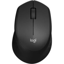 Mouse Sem Fio Logitech M330 SILENT com Clique Silencioso, Design Destro, Bateria de 18 Meses, Receptor USB, Compatível com Windows, macOS, ChromeOS e Pilha Inclusa – Preto
