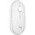 Mouse sem fio Logitech Pebble 2 M350s com Clique Silencioso, Design Slim Ambidestro, Conexão Bluetooth e Pilha Inclusa – Branco