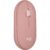 Mouse sem fio Logitech Pebble 2 M350s com Clique Silencioso, Design Slim Ambidestro, Conexão Bluetooth e Pilha Inclusa – Rosa