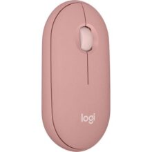 Mouse sem fio Logitech Pebble 2 M350s, Rosa