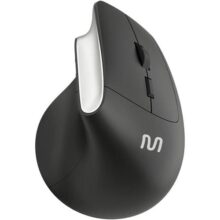Mouse sem Fio Multi Ergônomico com 6 Botões Clique Silencioso – Preto MO384