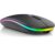 Mouse Sem Fio Recarregável Wireless Bluetooth Optico Led Rgb