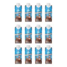 +mu Mulkshake Bebida Com Whey Chocolate 250ml -12 Unidades