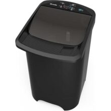 Mueller Máquina de Lavar Roupa Semiautomática Tanquinho 10 kg com Superesfregador Preto 127V MLT10C