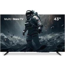 Multi Roku TV 43″ Smart DLED Wi-fi 3 HDMI Compatível com Alexa e Google Home – TL056M