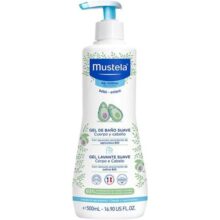 Mustela Gel Lavante Suave 500ml – Sabonete Líquido Corpo e Cabelo para bebês e crianças – feito com 93% de ingredientes de origem natural