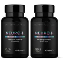 Neuro+ 120 Capsulas ELLYM NUTRITION Nootropicos Multivitaminico Foco Cafeina Magnesio Triptofano Taurina B12 Tirosina