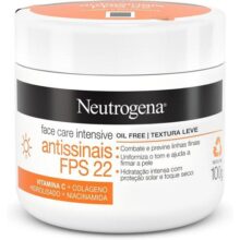 Neutrogena Hidratante Facial Antissinais Face Care Intensive FPS 22, 100g