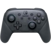 Nintendo, Controle Nintendo Switch, Pro, Sem Fio, Vibração HD, Controle de Movimento, Funcionalidade Amiibo Embutida, Cinza