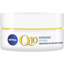 Nivea Creme Facial Antissinais Q10 Power Dia Fps 30 Pele Mista A Oleosa 50g – Reduz Rugas E Linhas De Expressão, Hidrata Intensivamente E Ajuda A Controlar O Brilho Da Pele