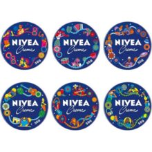 NIVEA Creme Hidratante Lata Ritmos Brasileiros 56g, Edição Limitada, Hidratação Profunda 24h, Corporal, Uso Diário, Todas as Peles