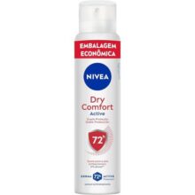 NIVEA Desodorante Antitranspirante Aerossol Dry Comfort 200ml – Proteção eficaz de 48 horas contra suor e mau odor com 2x mais ativos hidratantes gara