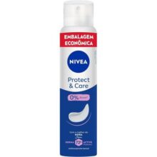 NIVEA Desodorante Antitranspirante Aerossol Protect & Care 200ml – Proteção eficaz de 72 horas contra suor e mau odor, com cuidado intensivo e a melhor fragrância do NIVEA Creme