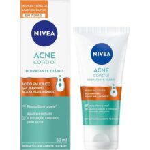 NIVEA Hidratante Facial Acne Control 50g – Ajuda a combater 99% das bactérias causadoras da acne