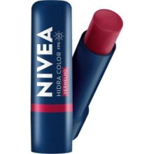 Nivea Hidratante Labial Hidra Color 2 Em 1 Vermelho 4,8g