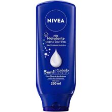 NIVEA Hidratante para Banho Milk 250ml – Hidrata profundamente a pele durante o banho, é rapidamente absorvido pela pele molhada e não precisa aplicar outro hidratante depois do banho
