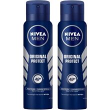 NIVEA Kit Desodorantes Antitranspirante Aerosol Nivea Men Original Protect 48h 150ml – 2 UNIDADES