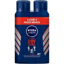NIVEA MEN Kit Desodorante Antitranspirante Aerossol Dry Impact 150ml (2 unidades)