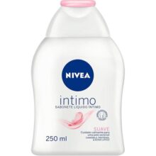 NIVEA Sabonete Líquido Íntimo Natural 250ml, Limpeza Suave, Mantém pH Natural, Óleo de Jojoba, Cuidado Delicado, Uso Diário