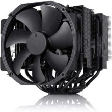 Noctua NH-D15 chromax. Preto, Cooler de CPU de torre dupla (140 mm, preto)