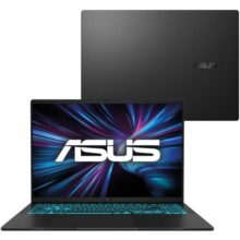 Notebook ASUS V16 V3607VU NVIDIA RTX 4050 Intel Core 5 210H 16GB Ram 512GB SSD Windows 11 Home Tela 16″ LED FHD 144Hz Nível IPS Black – RP306W