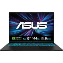 Notebook ASUS V16 V3607VU NVIDIA RTX 4050 Intel Core 5 210H 8Gb Ram 512Gb SSD Linux KeepOs Tela 16″ LED Nível IPS 144Hz Preto – RP296