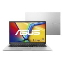 Notebook Asus Vivobook 15 M1502ya, Ryzen 7, 16GB RAM, SSD 512GB, Tela 15.6″ FHD, Cool Silver, Linux Keepos – Nj495