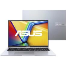 Notebook ASUS Vivobook 16, Intel Core i7 1355U, 8 GB, 512 GB SSD Win 11 Home, Cool Silver, 16″ Nível IPS – X1605VA-MB741W