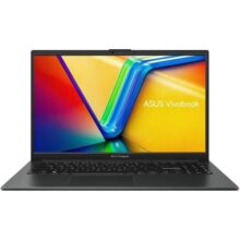 Notebook ASUS VivoBook Go, 15 AMD RYZEN 5 7520U, 8 GB, 256 GB SSD, W11 Home Tela 15,6″ FHD, Mixed Black – E1504FA-NJ825W