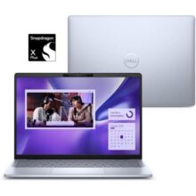 Notebook Dell Inspiron Plus I14-QCXPLUS-M20 14″ QHD+ Touch Snapdragon® X Plus 16GB 1TB SSD Windows 11 Prata Gelo