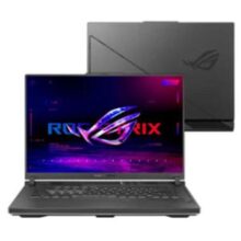 Notebook Gamer Asus Rog Strix G16 G614ju, Intel Core i7 13650hx, 16GB RAM, RTX 4050, SSD 512GB, Tela 16″ FHD, 165hz, Windows 11, Eclipse Gray – N3380w