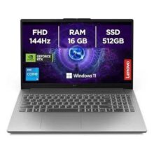 Notebook Gamer Lenovo Loq-e Ci5-12450 Rtx3050 512gb 16gb W11